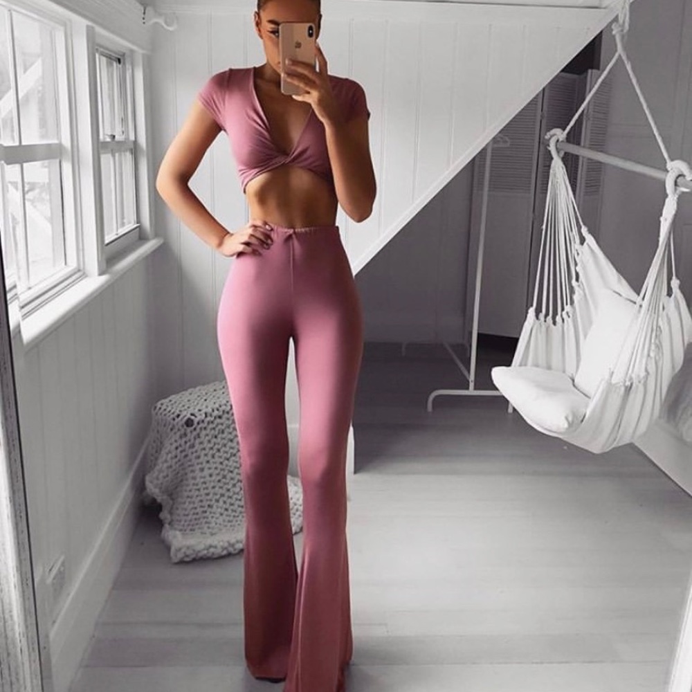 Pink two piece set